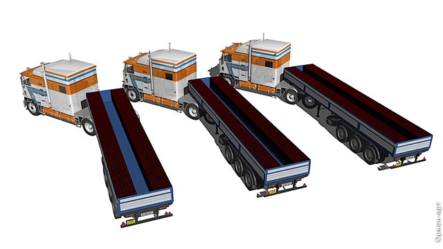 Оптимальная схема расстановки грузовиков для стрельбы